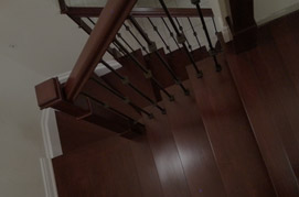 Carpet to hardwood stairway refacing